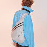 HYBRID MESSENGER BAG (SILVER)