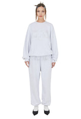[IPT002-2] SIGNATURE GRAPHIC JOGGER PANTS WHITEMELANGE