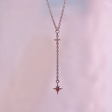 y shape necklace