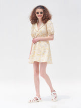 セーラーカラーキャンディワンピース/SAILOR COLLAR CANDY ONEPIECE_YELLOW
