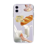 ブレッドアンドミルクジェリースマホケース/Bread and milk jelly case