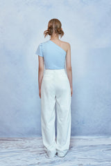 HIDE One Shoulder Top (Sky Blue) (6570998038646)