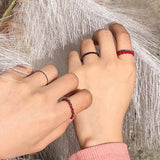 レターリング2 / [CCNMADE] LETTER RING 2 (Red)