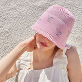 VZ logo jacquard bucket hat Pink