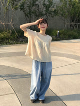 エリーストリングデニムパンツ