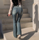 [BELLIDE MADE] Real Fit Vintage Washing Denim Bootcut Pants