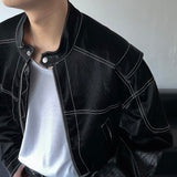 MG Glossy Biker Jacket (3 colors)