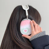 plumpily heart pastel airpods max case