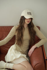 NOSTALGIA baseball cap_ivory