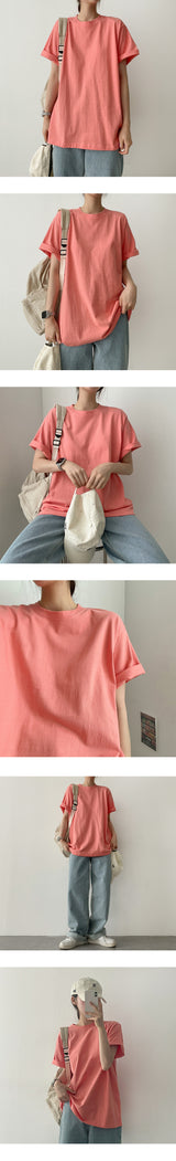 スタンダードベーシックプレーン半袖Tシャツ