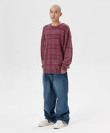WASHED STRIPE KNIT
