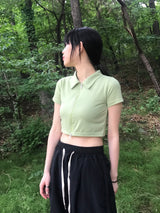 Sunday crop zip up