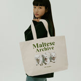マルチーズアーカイブエコバッグ / Maltese archive ecobag