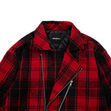 プレードバイカージャケット / PLAID BIKER JACKET