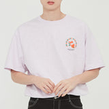 COLOR DOT ORANGE TEE_MELANGE LIGHT PURPLE (6687833063542)