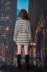 クロシェニットスカート / CROCHET KNIT SK (IVORY)