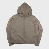 MINIMAL RAGLAN KNIT HOODIE (TANBEIGE) (6675324862582)