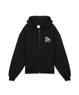 GO HOME SOCIETY HOODIE ZIP UP - BLACK
