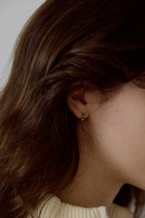 [14K] Luna One-touch Earrings
