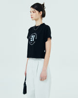 ROMAN TYPO LOGO TSHIRT-BLACK (6681176080502)