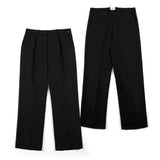 ワイドスラックスパンツ / STGM WIDE SLACKS PANTS NAVY / BLACK