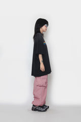 パイピングナイロンカーゴパンツ / Piping nylon cargo pants