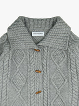 TOGGLE COLLAR CARDIGAN