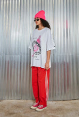 チューブキャットTシャツ/tube cat tee _ pink