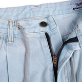 バギーデニムパンツ/MBSRCOPT103 MID90 BAGGY DENIM PANTS ICEBLUE