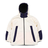 ウィンドブレーカーフーデッドリバーシブルジャケット/BSR2223FWJK036 TWAN WINDBREAKER HOODED REVERSIBLE JACKET CREAM/BLACK