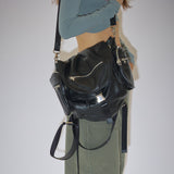 two-way zipper backpack