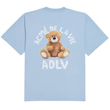 TEDDY BEAR (BEAR DOLL) SHORT SLEEVE T-SHIRT SKY BLUE