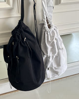 ナイロンストリングメッセンジャークロスビッグリュック/Shope Nylon String Messenger Cross Big Backpack