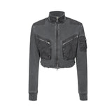 [24SS LSD COLLECTION] Cotton Zip-up Cargo Jacket 