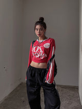 (UNISEX) ユニバースラインストライプ長袖
