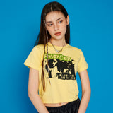[NF] RASCAL CROP TEE (YELLOW)_F23QB220