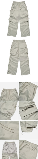 [24SS] SIDE PUCKERING POCKET PANTS BEIGE