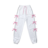 リボン ジョガーパンツ / Ribbon Jogger Pants (Pink)