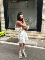 アリスVネックハーフニット