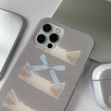 Peep Ribbon Cat Phone Case
