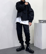 ワックス コーテッド クロップド ボンバージャケット / OWN Wax Coated Cropped Bomber Jacket (3 colors)