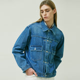 RIVETED 2ND TYPE DENIM JACKET BLUE
