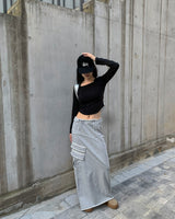 Pintuck slim T