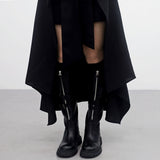 Frenky Unbalanced Skirt Pants