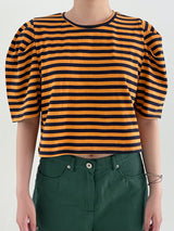 Garni puff stripe T
