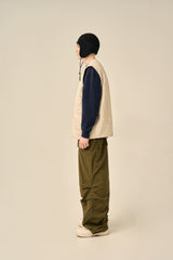 LIGHTWEIGHT QUILTED JUMPER - IVORY