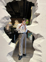 LMN シグナルモダンフィットプレーンシャツ / LMN Signal Modern Fit Plain Shirt (4 colors)