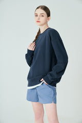 レイヤードスウェットシャツT62/Layered Sweatshirt T62 Navy