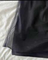シフォンレイヤードワンピース
