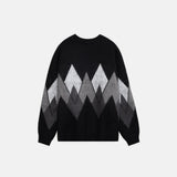 ASCLO Mohair Argyle V Cardigan (3color)
